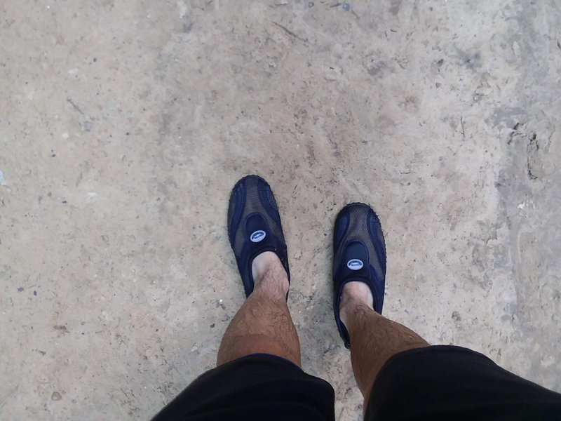My shoes for the hike were good at the sandy beaches as well as some of the water sections. But they were terrible for any of the MANY rocks. I was left wishing that I had just decided to soak my hiking boots and deal with squishy feet, but I made it through somehow anyways. Every single person who hiked as far as I did had these fancy canyoneering shoes that you could rent nearby the park but hey at least I saved some money. Note to past self from my feet, fuck you.
